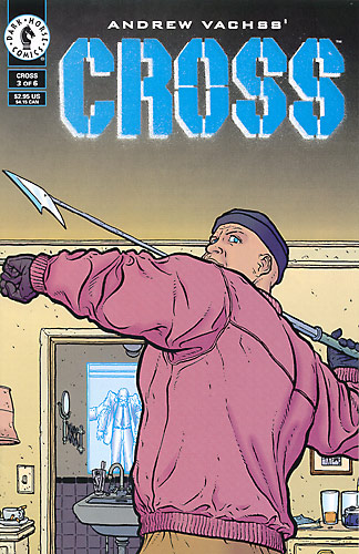 Andrew Vachss' CROSS #3 'CIRCLE OF SKULLS' - Cover art by Geofrey Darrow